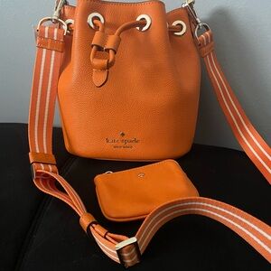 Kate Spade Carrot Cake Mini Bucket Bag